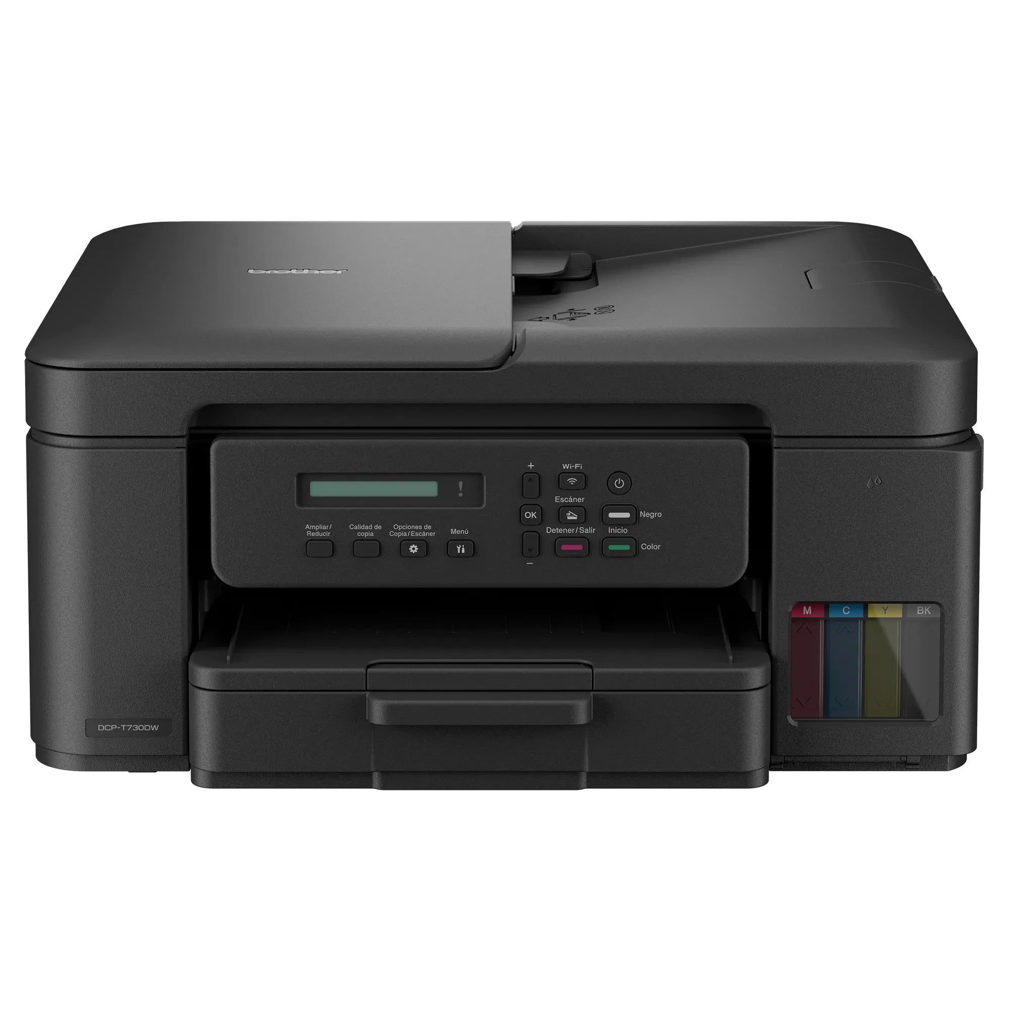Impresora 3 en 1 DCP-T730DW Brother inalámbrica e impresión dúplex