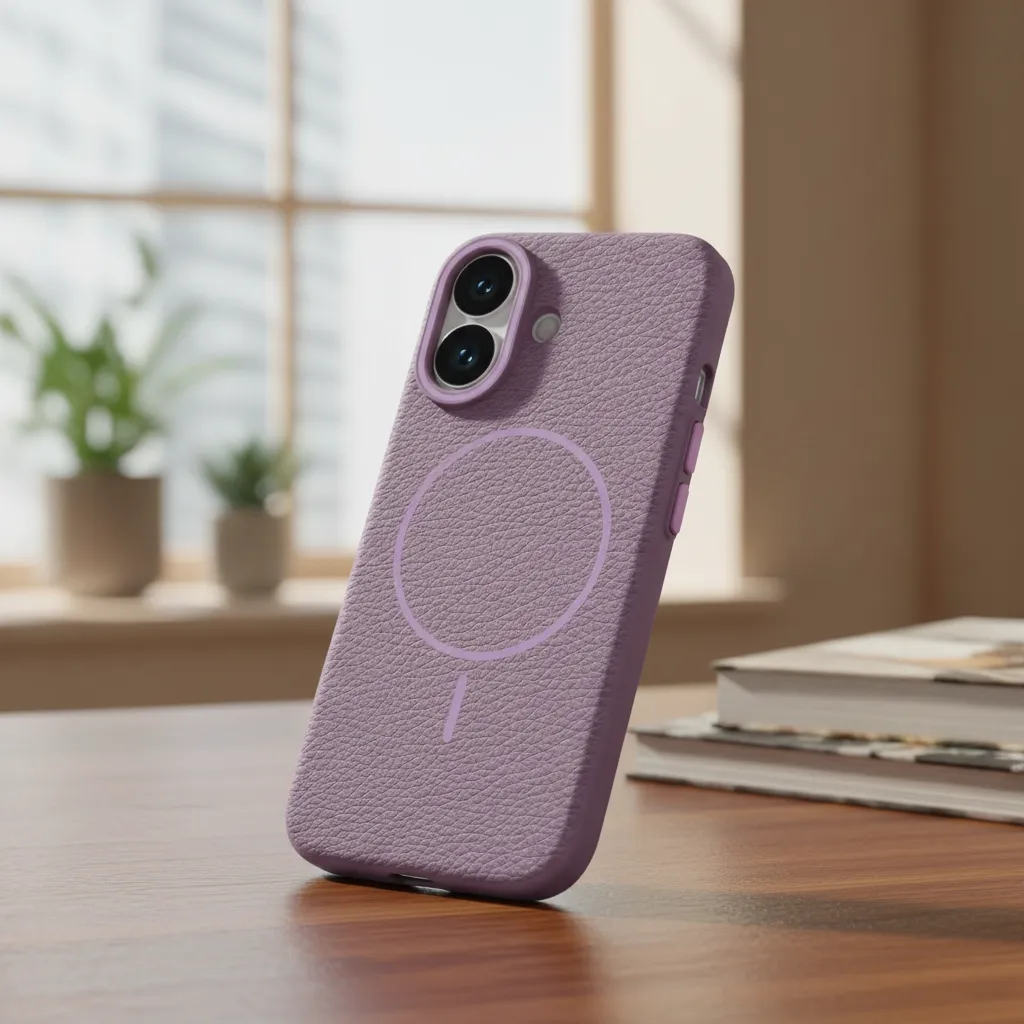 Funda iPhone con MagSafe Litchi Sunset Append
