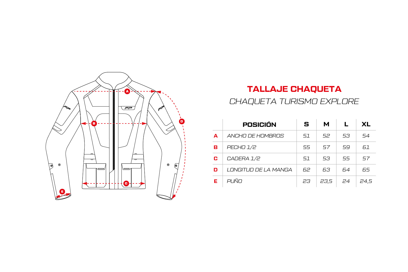 Chaqueta turismo explore verano