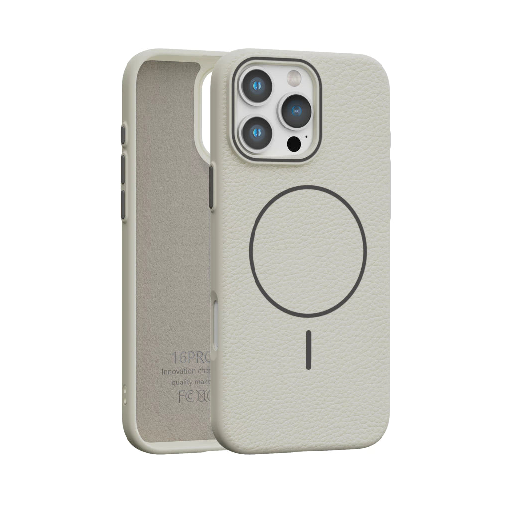 Funda iPhone 16 (Series) con MagSafe Litchi Vivid Rock Append